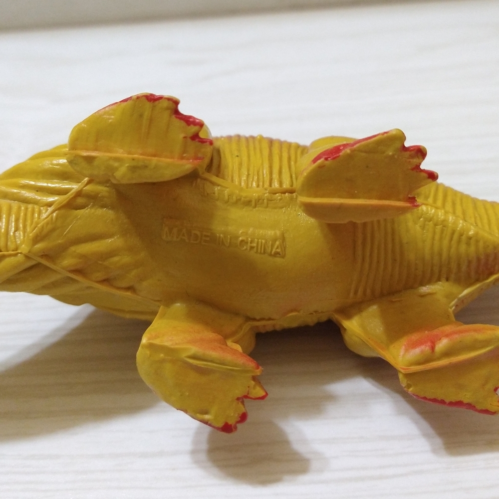 Vintage 1980's Dinosaur Figure 12.5" Dino PVC Vinyl - Picture 6 of 6